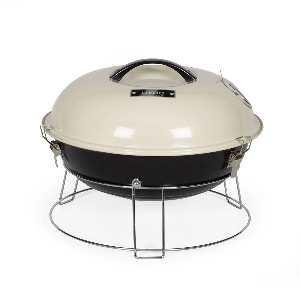 Livoo Barbacoa De Carbón 38cm Beige - Doc301