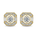 Pendientes Art Deco oro 18kt