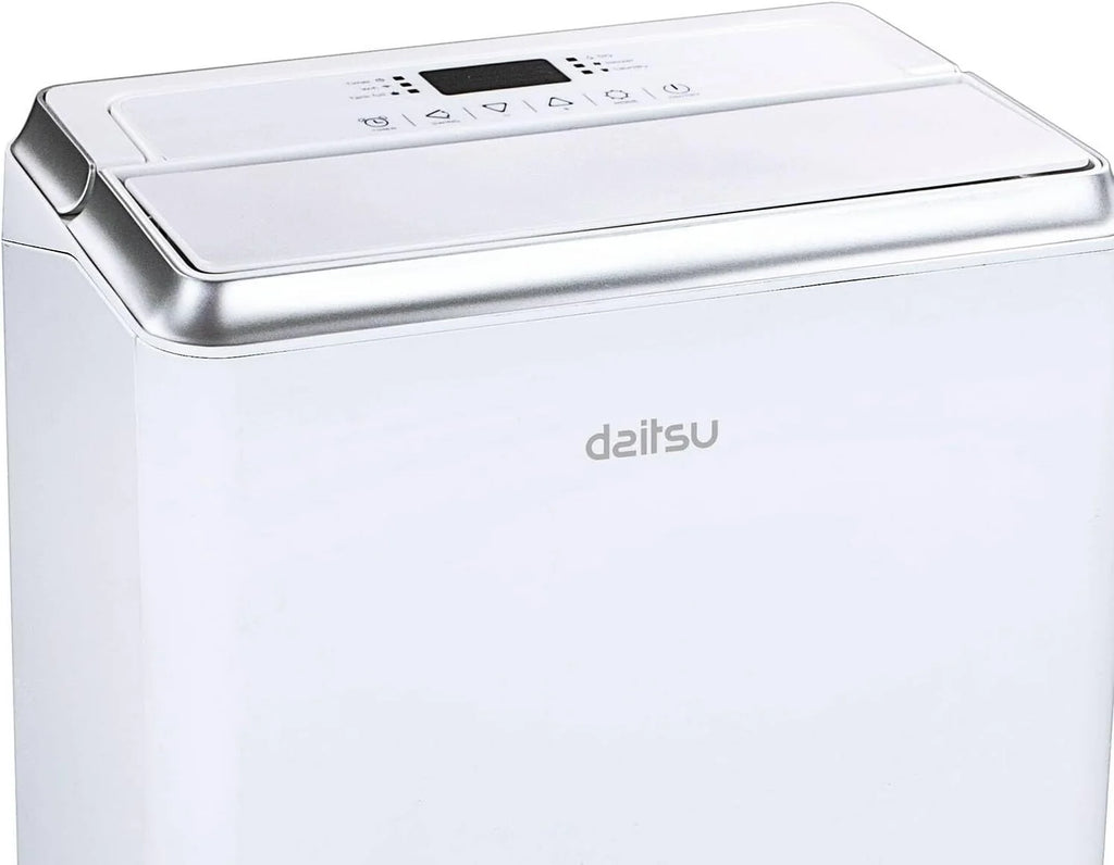 Daitsu - Deshumidificador | Alta Capacidad de 20L/día | Control de Humedad Ajustable | Drenaje Continuo | Descongelación Automática | Eficiencia Energética Clase A