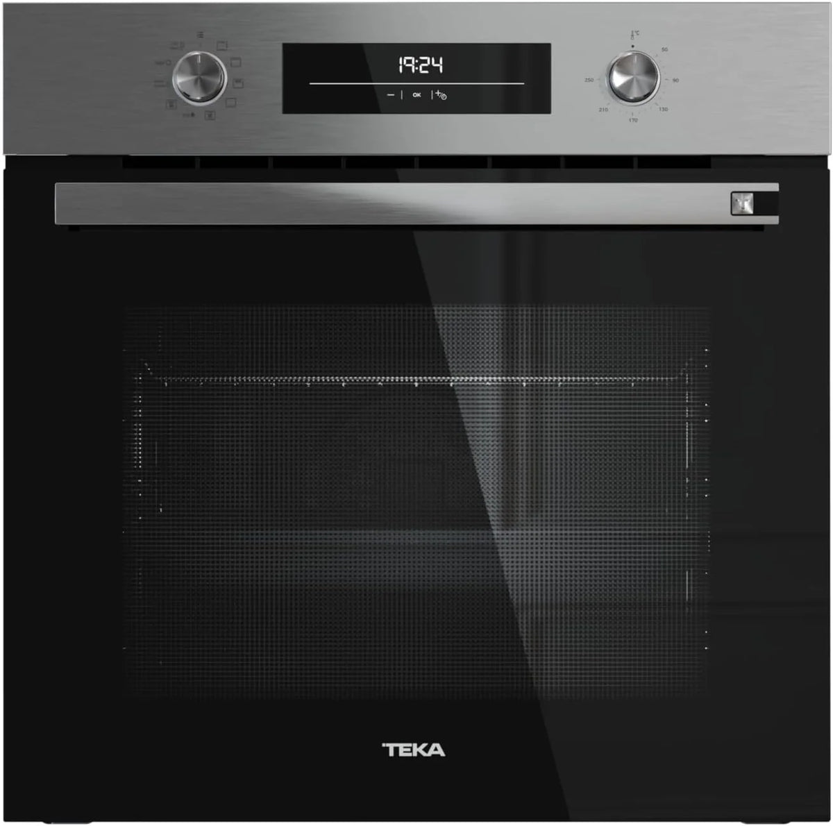 TEKA Horno Multifunción 60cm con 8 Funciones, Limpieza HydroClean, Funciones Chef, Guías Telescópicas Plus Extension, Modelo NEO HSB 6360