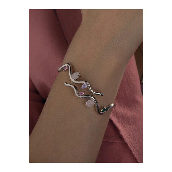 Pulsera esclava de plata