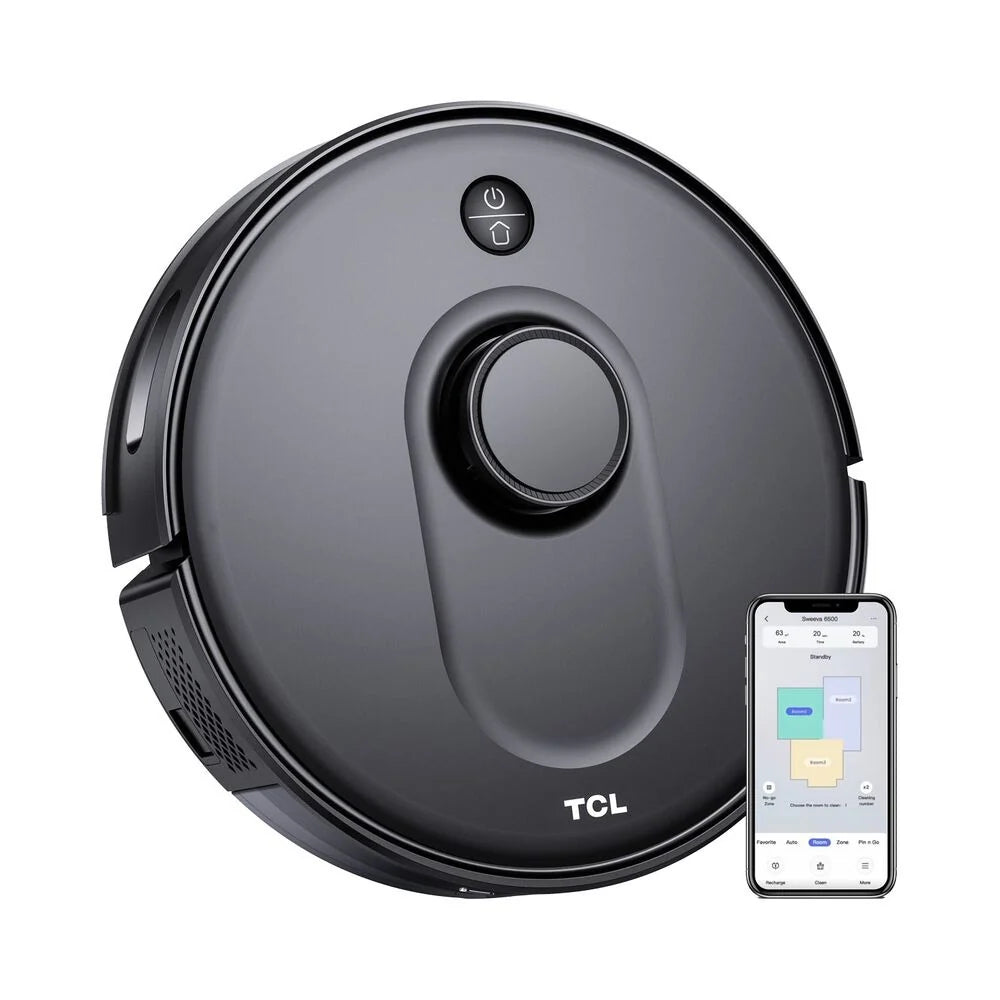 Robot sprzątający TCL Sweeva 6500 Black, 2700 Pa, 4 tryby pracy