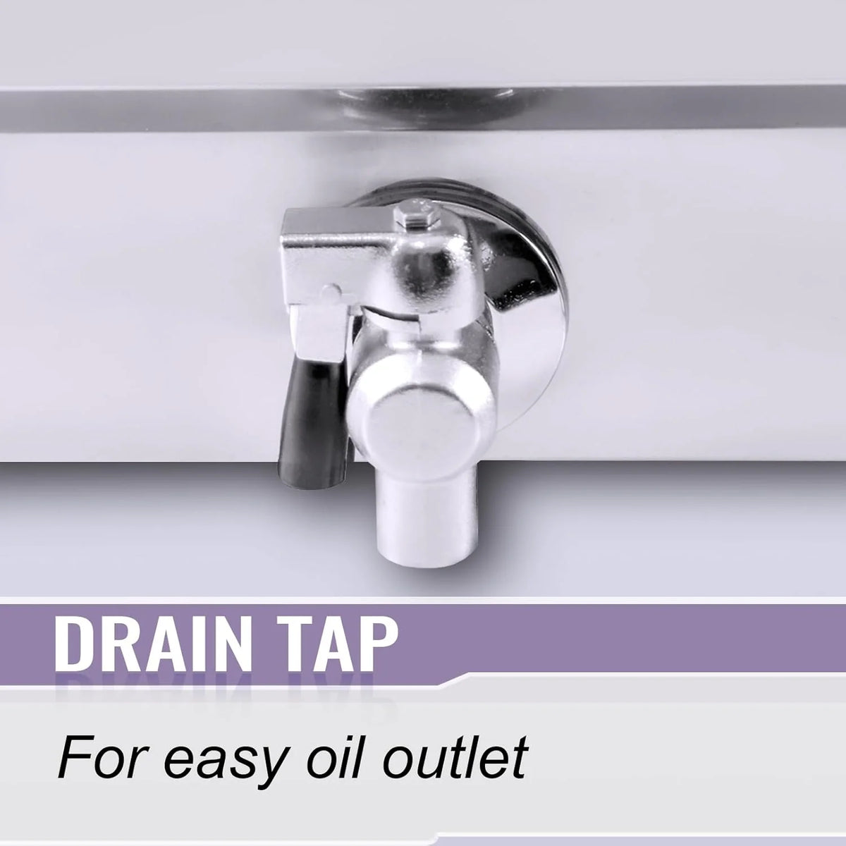 Freidora eléctrica Inox 16L Profesional Comercial, 3000W Acero Inoxidable Freidora con grifo