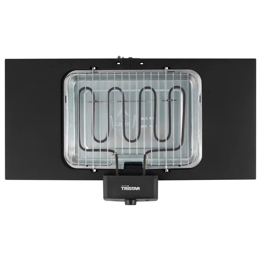 Barbacoa Eléctrica Con Soporte Bq-2870 Negra 2000 W Tristar