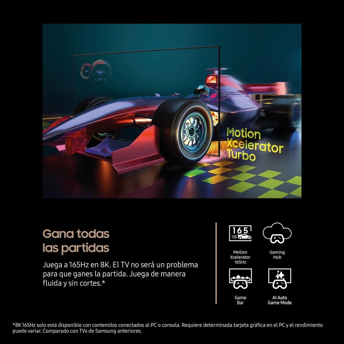 TV 65 Pulgadas Neo QLED QN900F 8K Mini LED Smart TV con Vision AI, Pantalla sin Reflejos con Glare Free y Motion Xcelerator 165Hz