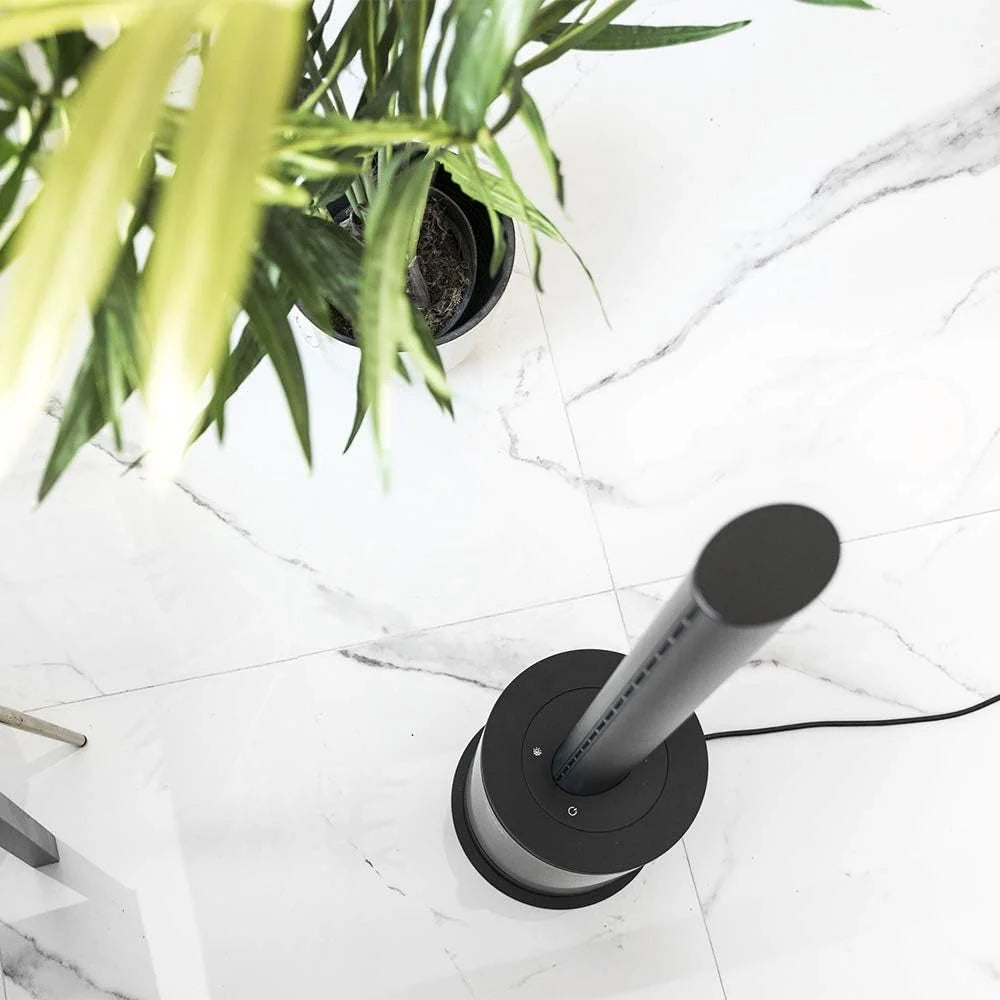Cecotec Ventilador, Calefactor, Purificador de aire TotalPure Connected Max. Potencia calefacción 2000W, Potencia ventilación 45W, Purificador de Aire, Temporizador, Pantalla LED, 14 Velocidades, APP