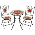 Conjunto De Mesa Ø 60cm + 2 Sillas Mosaico