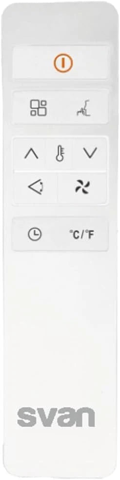 Svan Aire Acondicionado Portátil, 9000 BTU. SAAP900F. Solo frío, Display LED Táctil, Temporizador, Mando a Distancia, Kit instalación ventana incluido, Clasificación Energética A