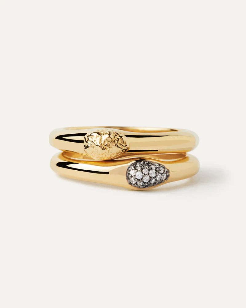 Set De Anillos The Rocks