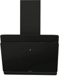 Candy CDG6CBP8B, Campana Decorativa 60 CM, 4 Niveles de Potencia, 611 M3/H, Control táctil, Filtros de Aluminio Antigrasas y Filtros de Carbono Incluidos, Iluminación LED, 62DB, Negro