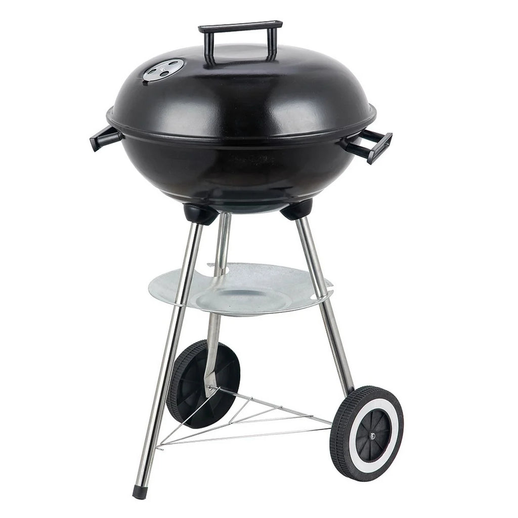 Barbacoa De Carbón Lolahome Con Parrilla De Acero, 74x45x41cm, Negra