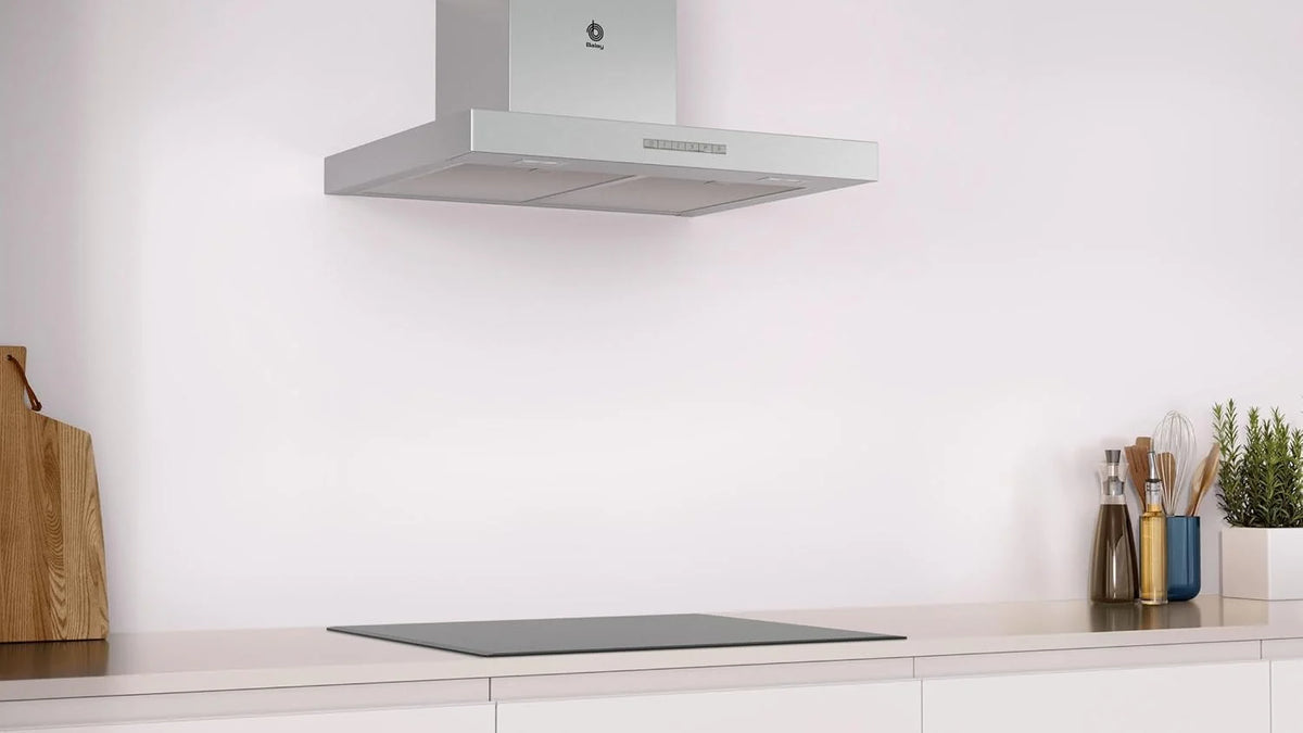 Balay - Campana Decorativa de Pared, Iluminación LED, 60 cm, 4 Potencias, Acero Inoxidable, 3BC067EX