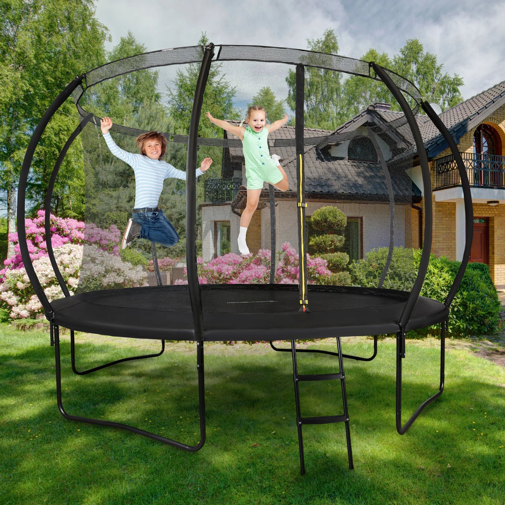 Bezpieczna Trampolina Ogrodowa Dla Dzieci Dorosłych Duża 366cm XXL 150kg