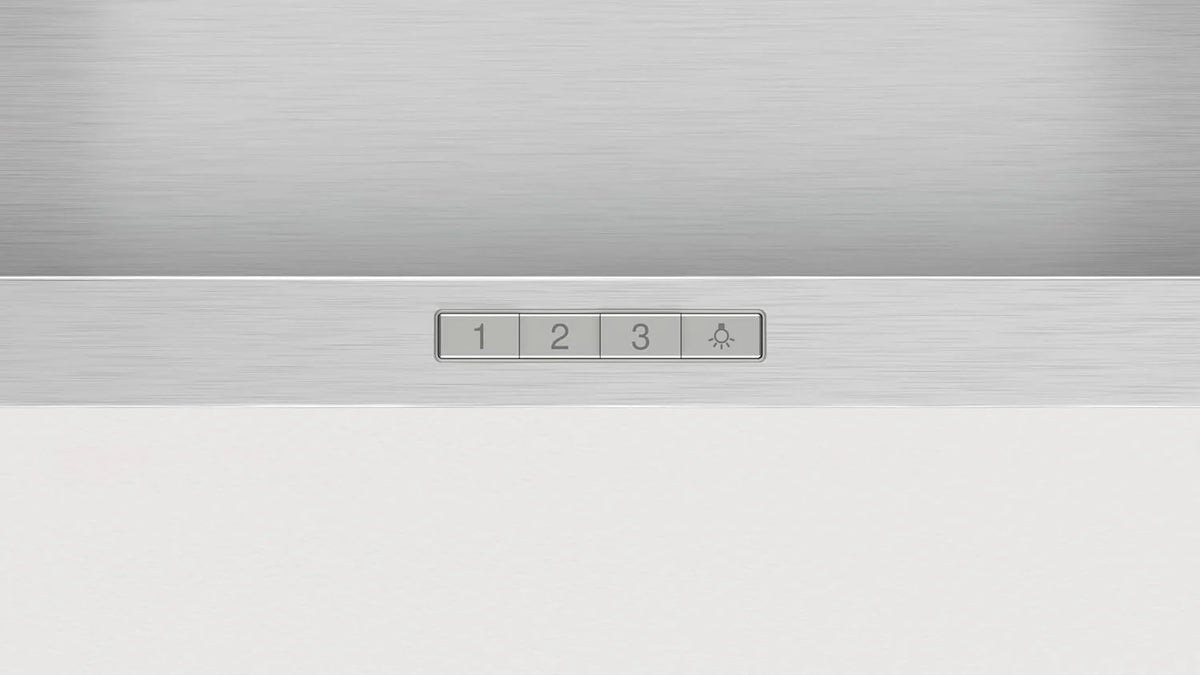 Balay - Campana Exrtactora Decorativa de Pared Piramidal, 90 cm de ancho, 3 potencias de extracción, Instalación en Salida de Humos o Recirculación, Acero Inoxidable, 3BC696MX